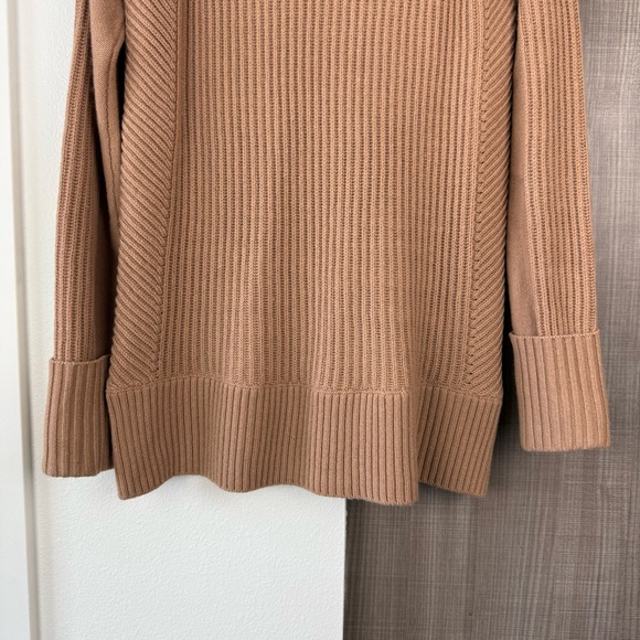 Vince Camel Directional Ribbed Wool Cashmere Sweater - Picture 9 of 11